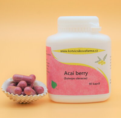 Acai berry- bylinné kapsle/90 tobolek. 