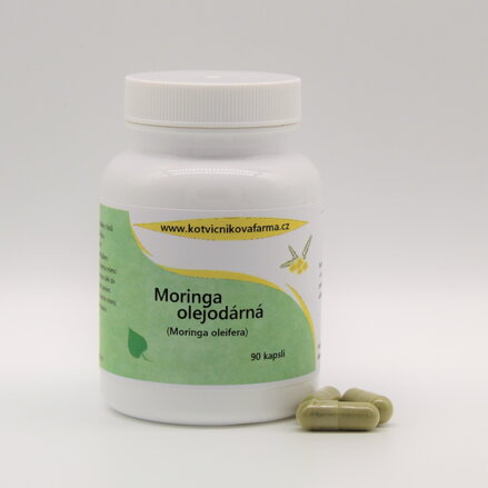 Moringa olejodárná- bylinné kapsle/90 tobolek. 