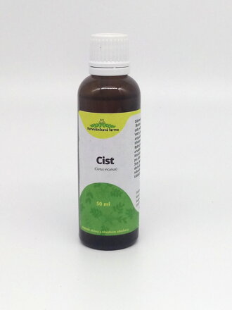 Cist šedavý- lihová tinktura, 50ml.