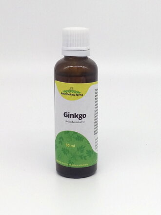 Ginkgo biloba- lihová tinktura, 50ml.