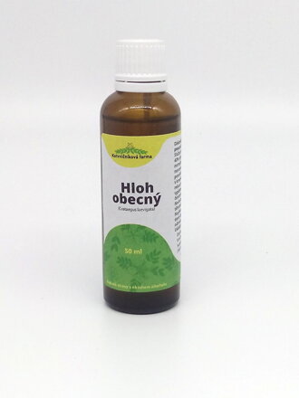 Hloh obecný květ- lihová tinktura, 50ml.