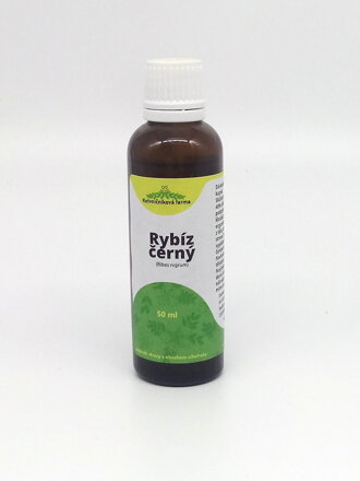 Rybíz černý- lihová tinktura, 50ml.