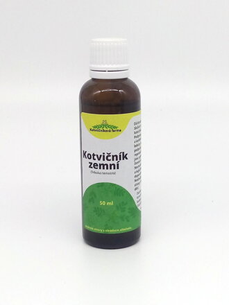 Kotvičník zemní- lihová tinktura, 50ml.