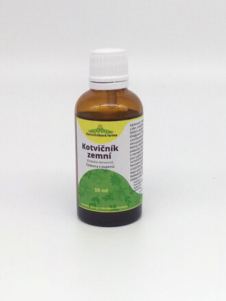 Kotvičník zemní- lihoglycerinová tinktura z pupenů, 50ml.