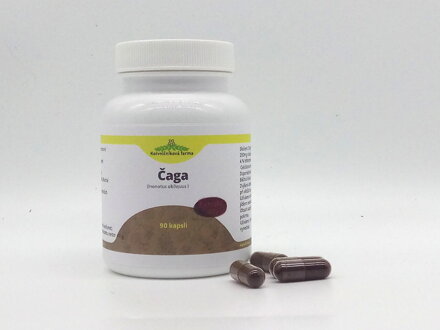 Čaga / Rezavec šikmý- 30% extrakt. 90kapslí.