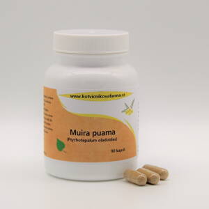 Muira puama- bylinné kapsle/90 tobolek