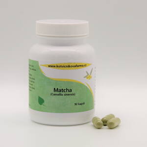 Matcha tea- bylinné kapsle/90 tobolek. 
