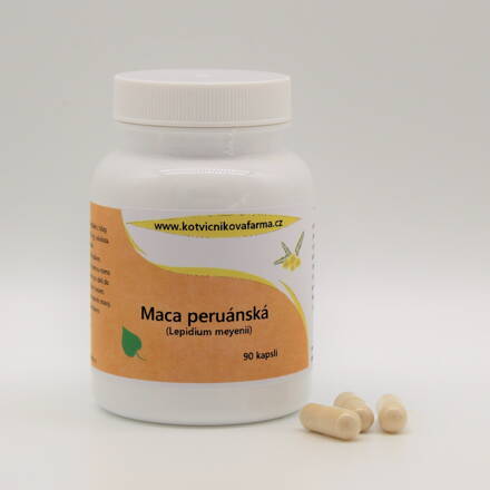 Maca/ řeřicha peruánská- bylinné kapsle/90 tobolek.