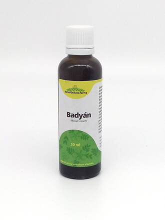 Badyán pravý- lihová tinktura, 50ml.