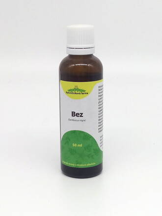 Bez černý- lihová tinktura, 50ml.