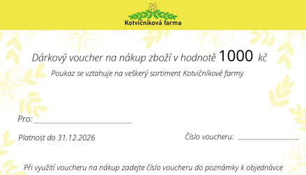Dárkový voucher